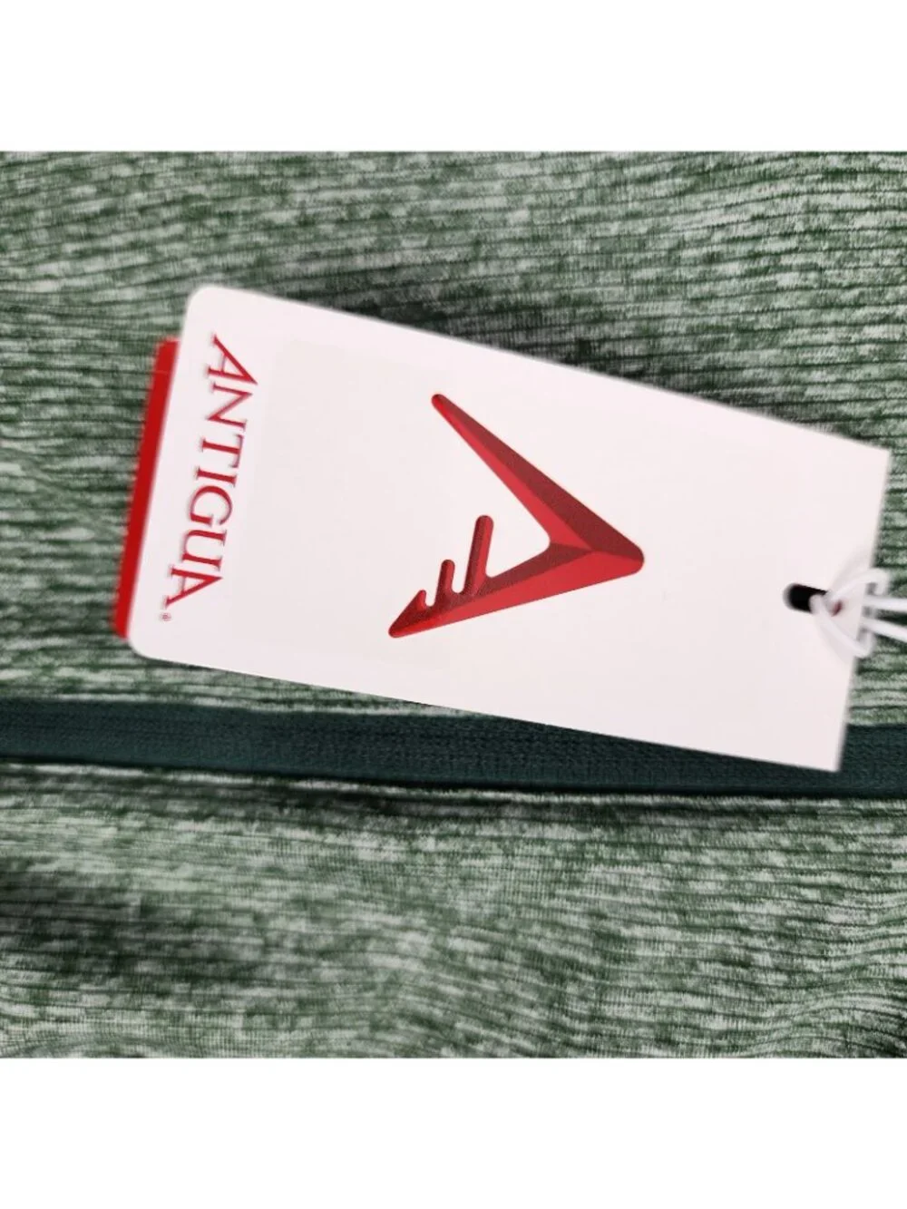 Antigua Jacket Mens 2XL Green 1/4 Zip Desert Dry Wicking Pullover Golf NWT - Picture 8 of 11
